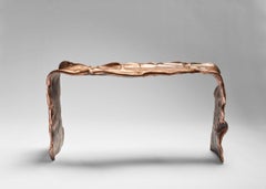Contemporary multicolour Forged Copper Solid Console, 2025 by Conrad Hicks