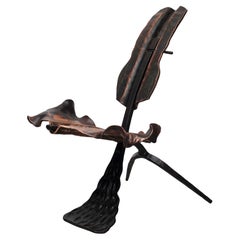 Contemporary multicolour Forged Copper 
Steel Chair, 2025 by Conrad Hicks