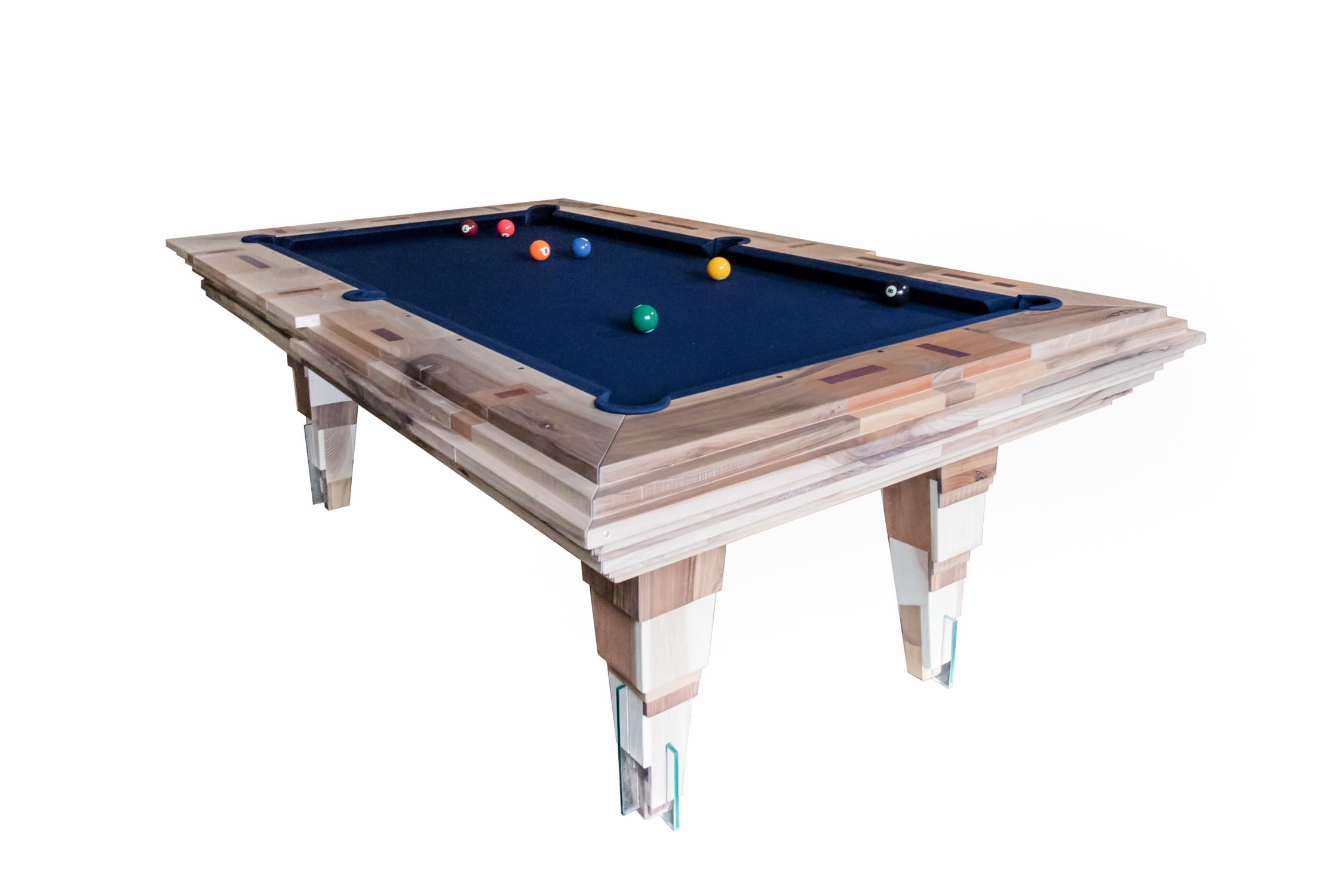 The pool table light tropics is a collaboration between Hillsideout and Hermelin Billiards Milan – leader in the industry since 1825 – and was built around the concepts of elegance, light, contemporary and handmade design.

After the first