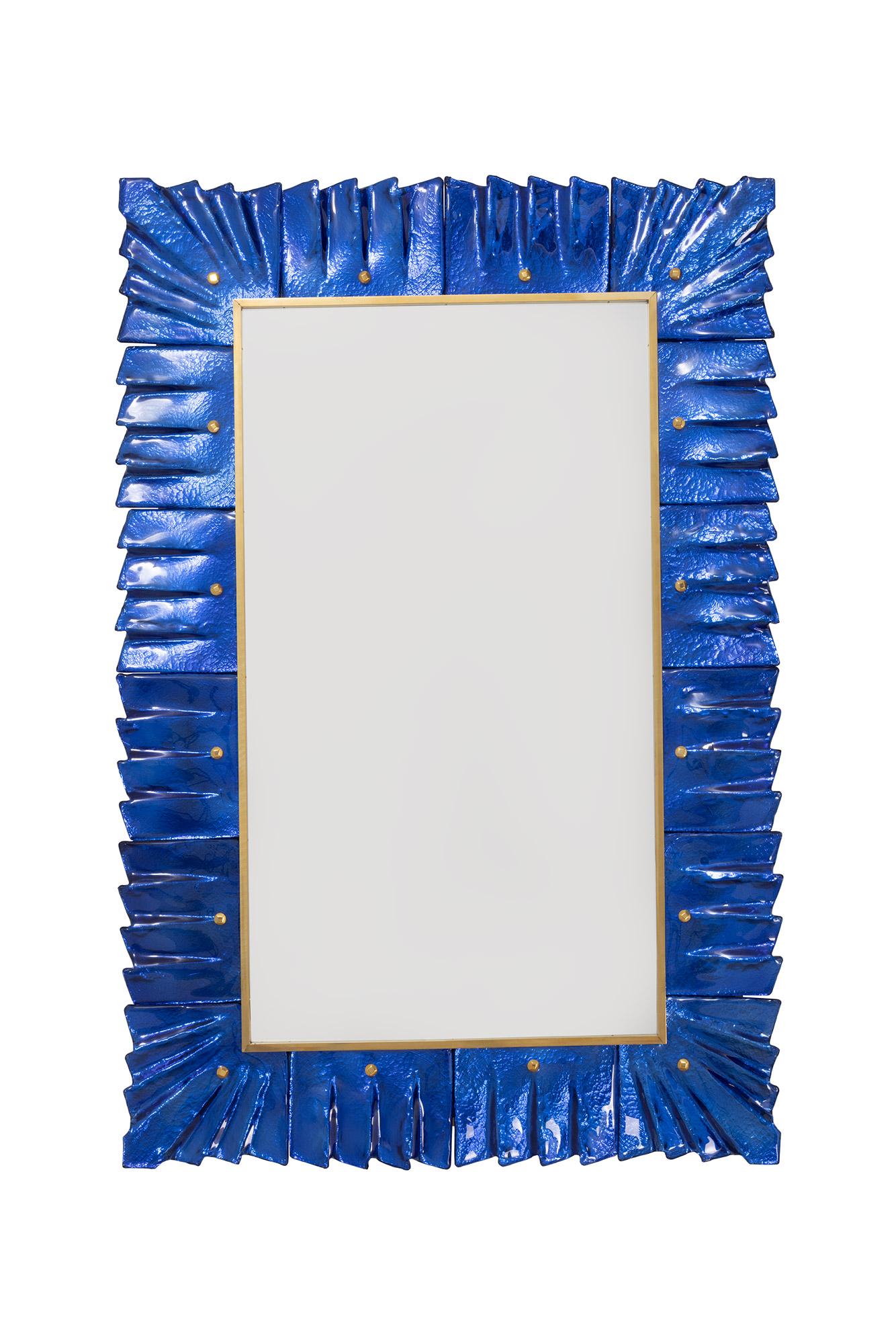 cobalt blue mirror glass