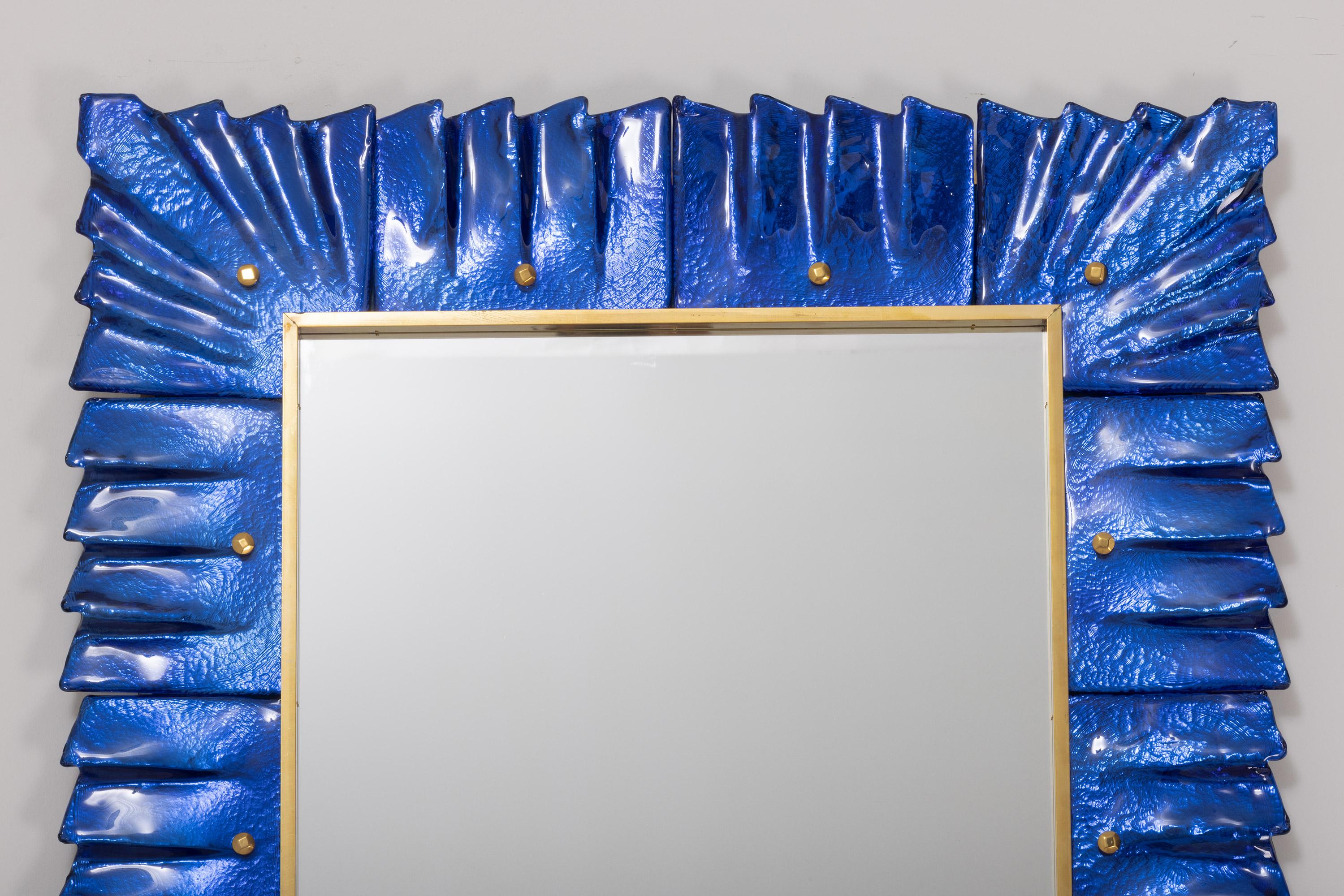 cobalt blue mirror glass