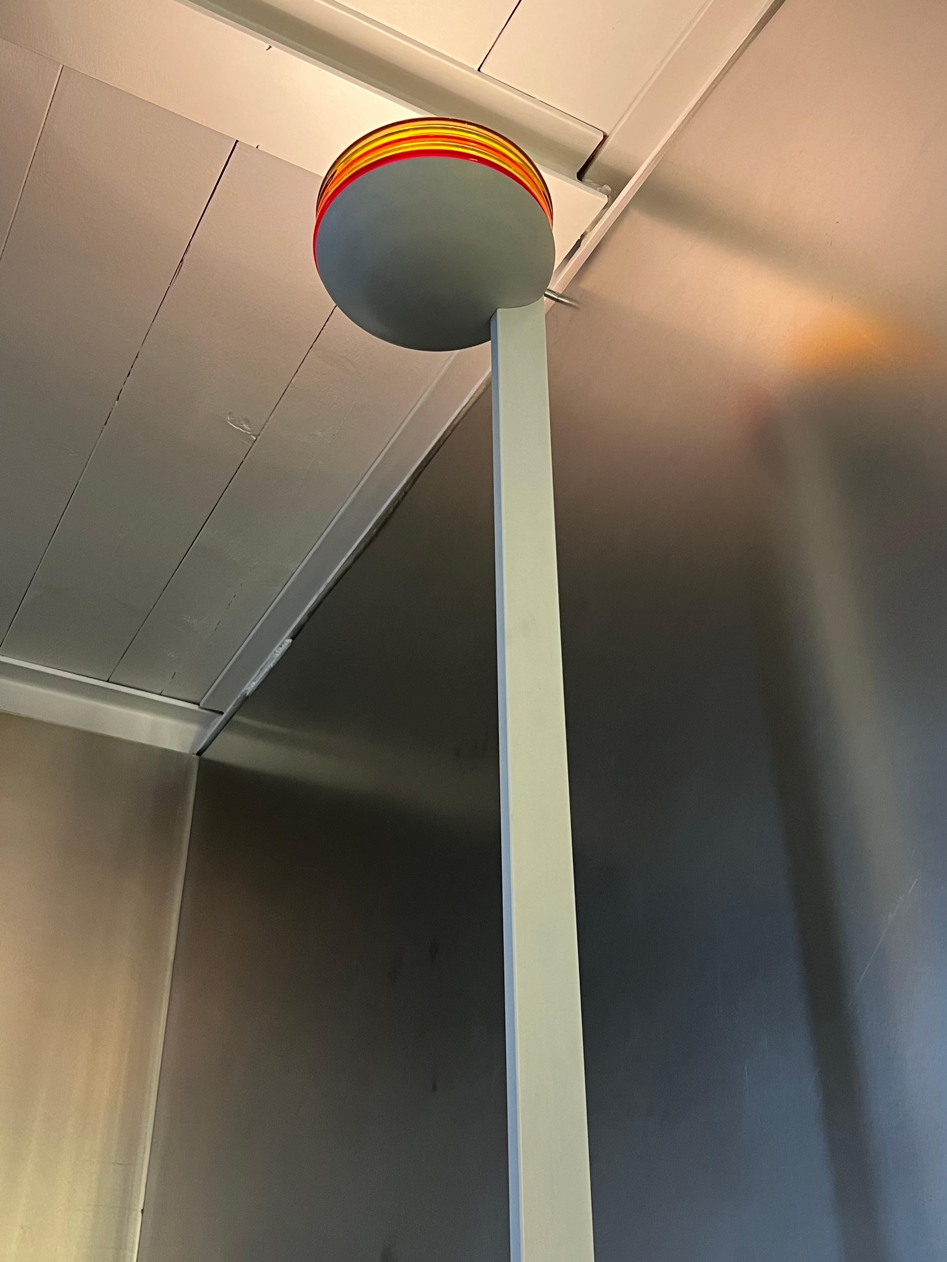 Roberto Pamio for leucos Murano floor lamp, Colourful Decorative Murano Light For Sale 3