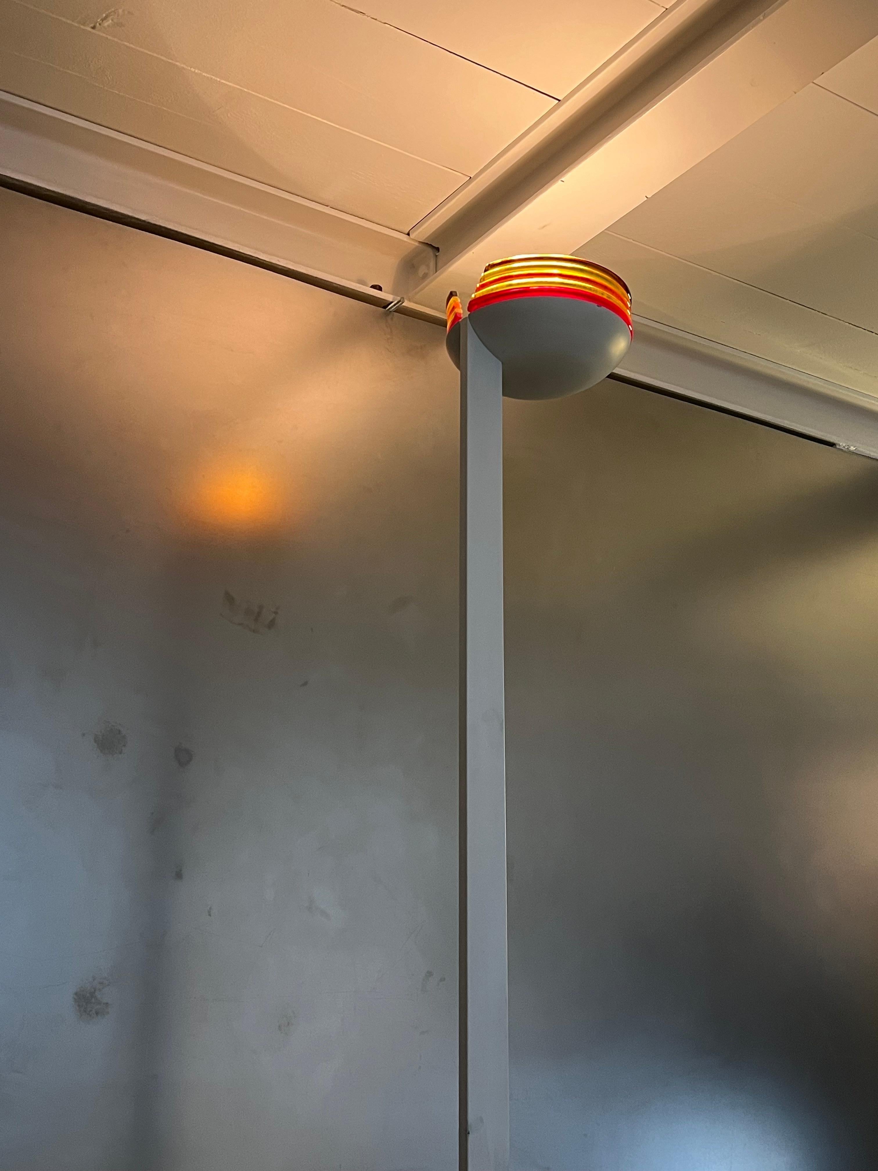 Roberto Pamio for leucos Murano floor lamp, Colourful Decorative Murano Light For Sale 8