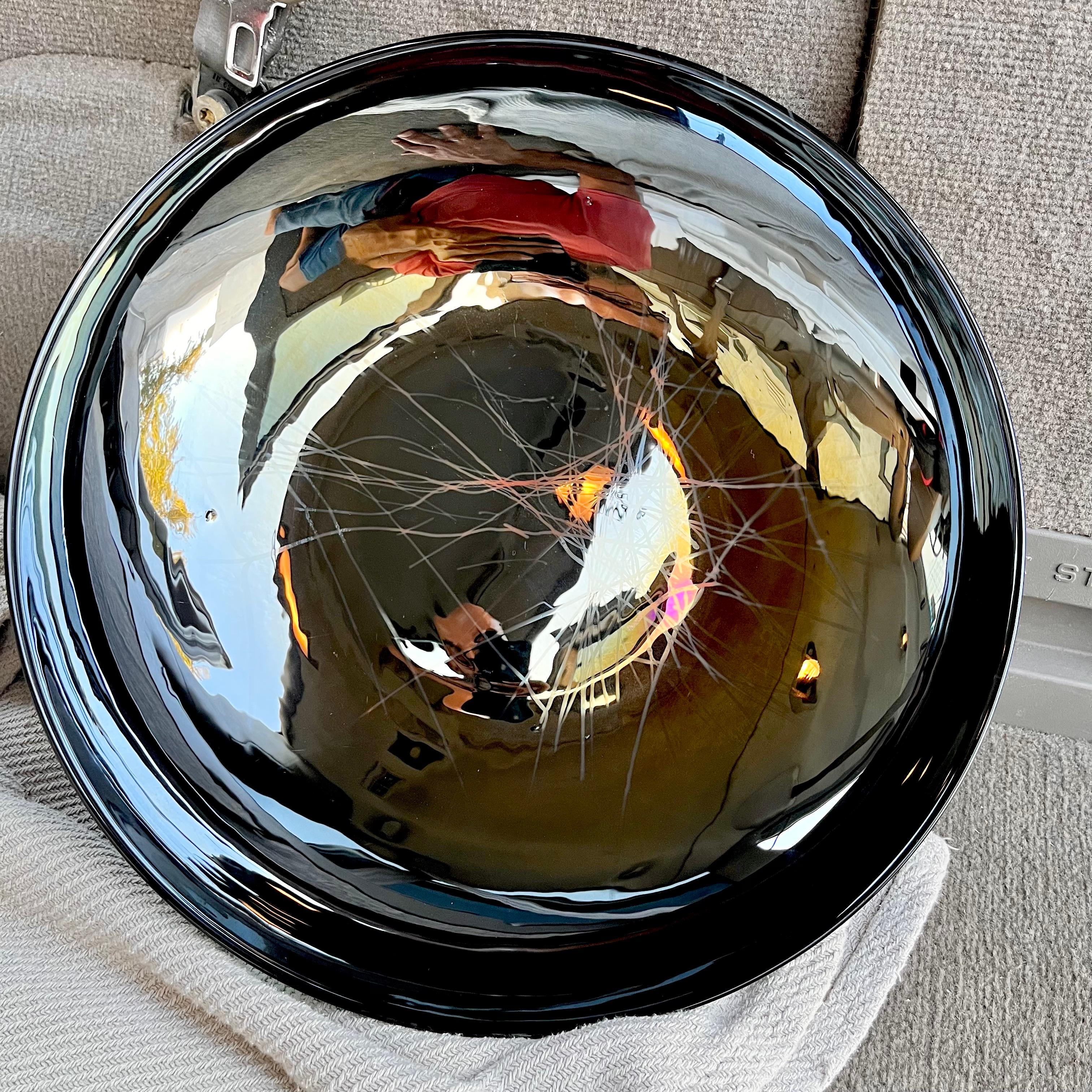 Contemporary Murano Glass Centerpiece Bowl by Yalos Casa Murano In Good Condition In Miami, FL