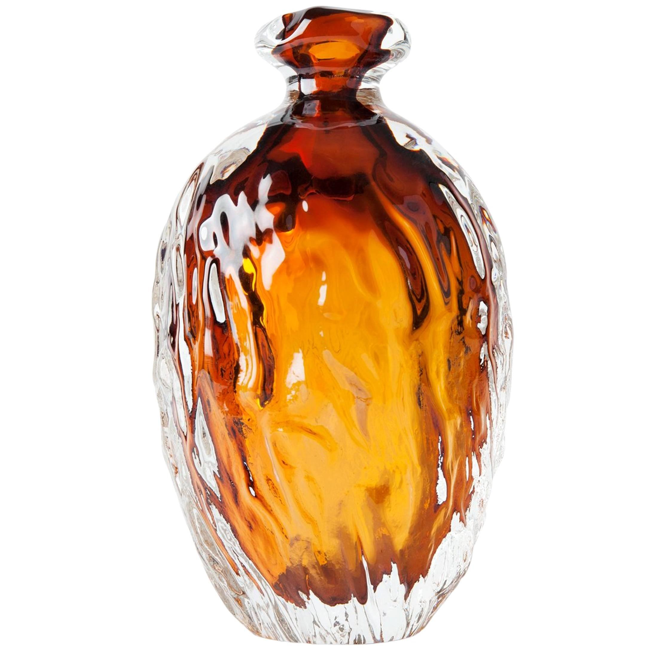 Contemporary Murano Glass Dattero Monoflower Vase For Sale