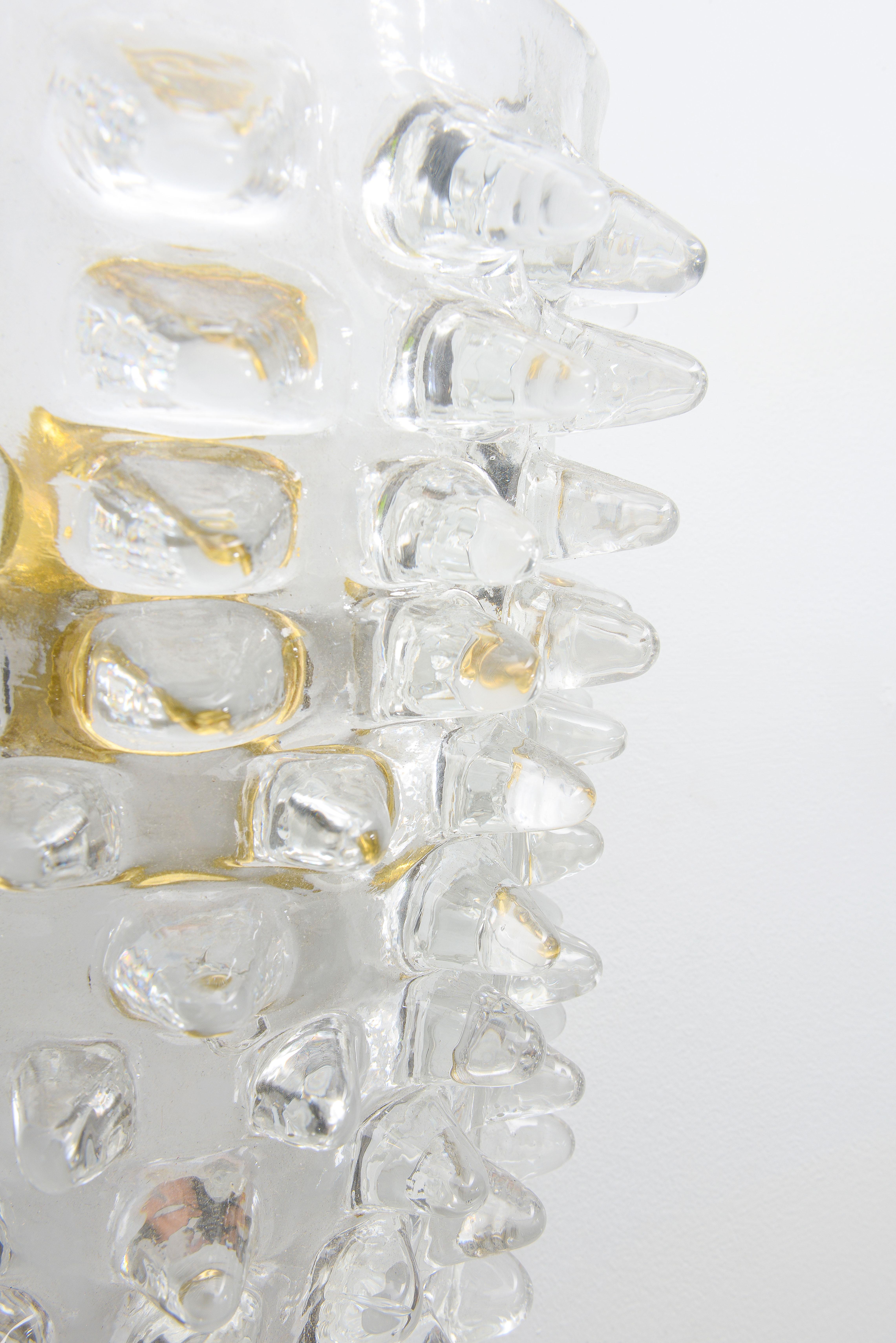 Lámparas contemporáneas de cristal de Murano a la manera de Barovier Toso en venta 1