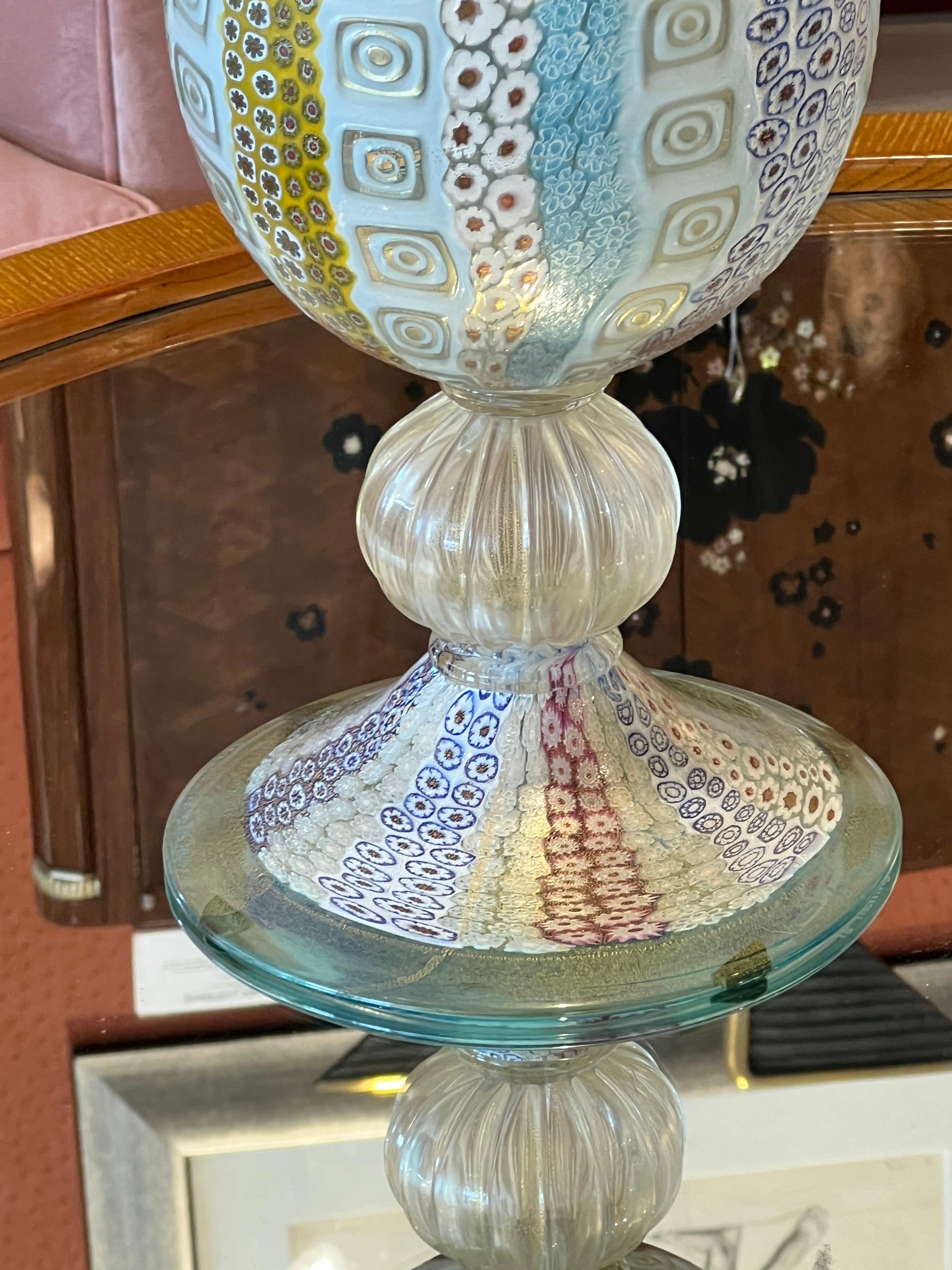 Moderno Vaso di vetro Murrina Contemporary in vendita