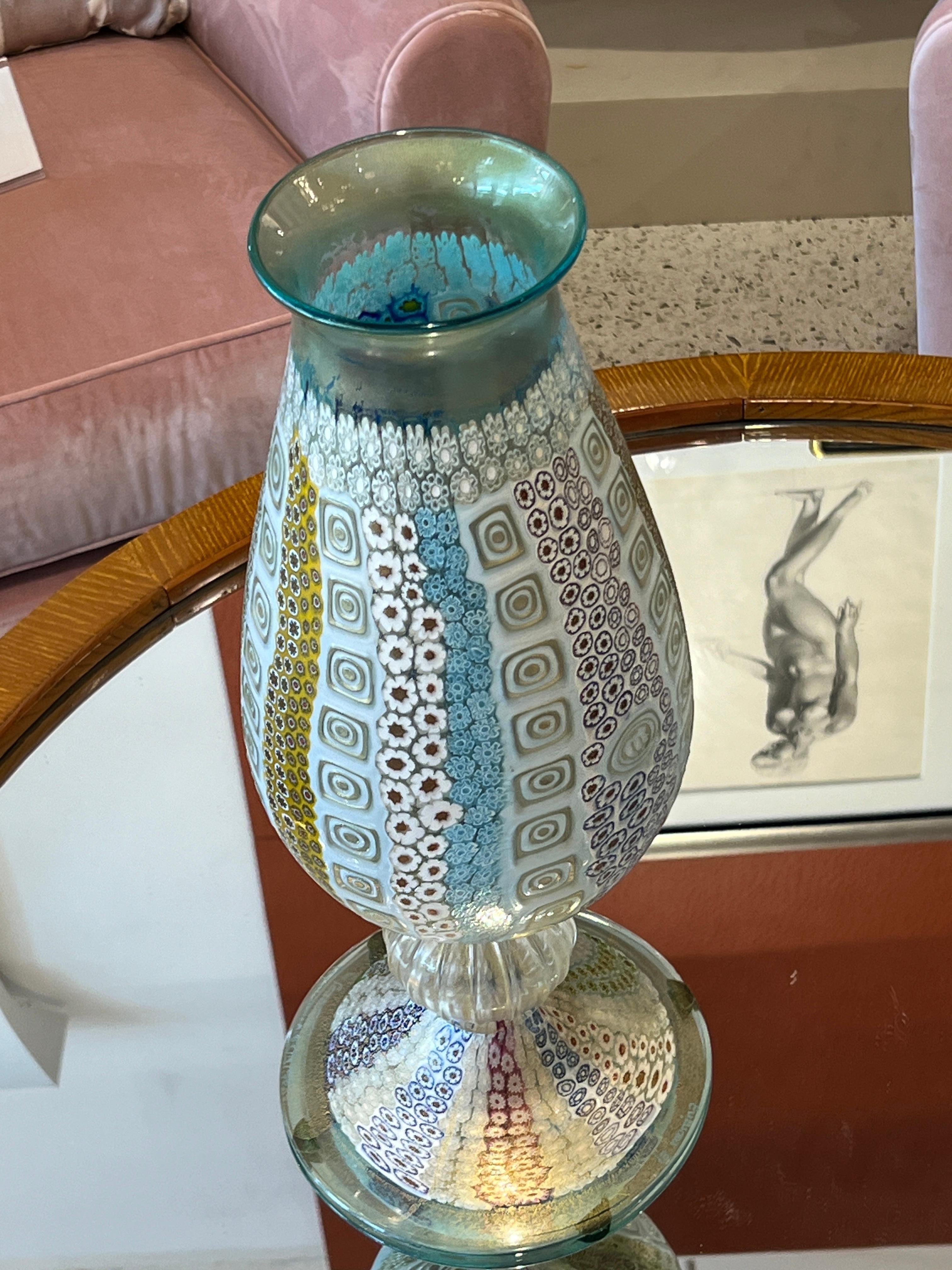 Italiano Vaso di vetro Murrina Contemporary in vendita