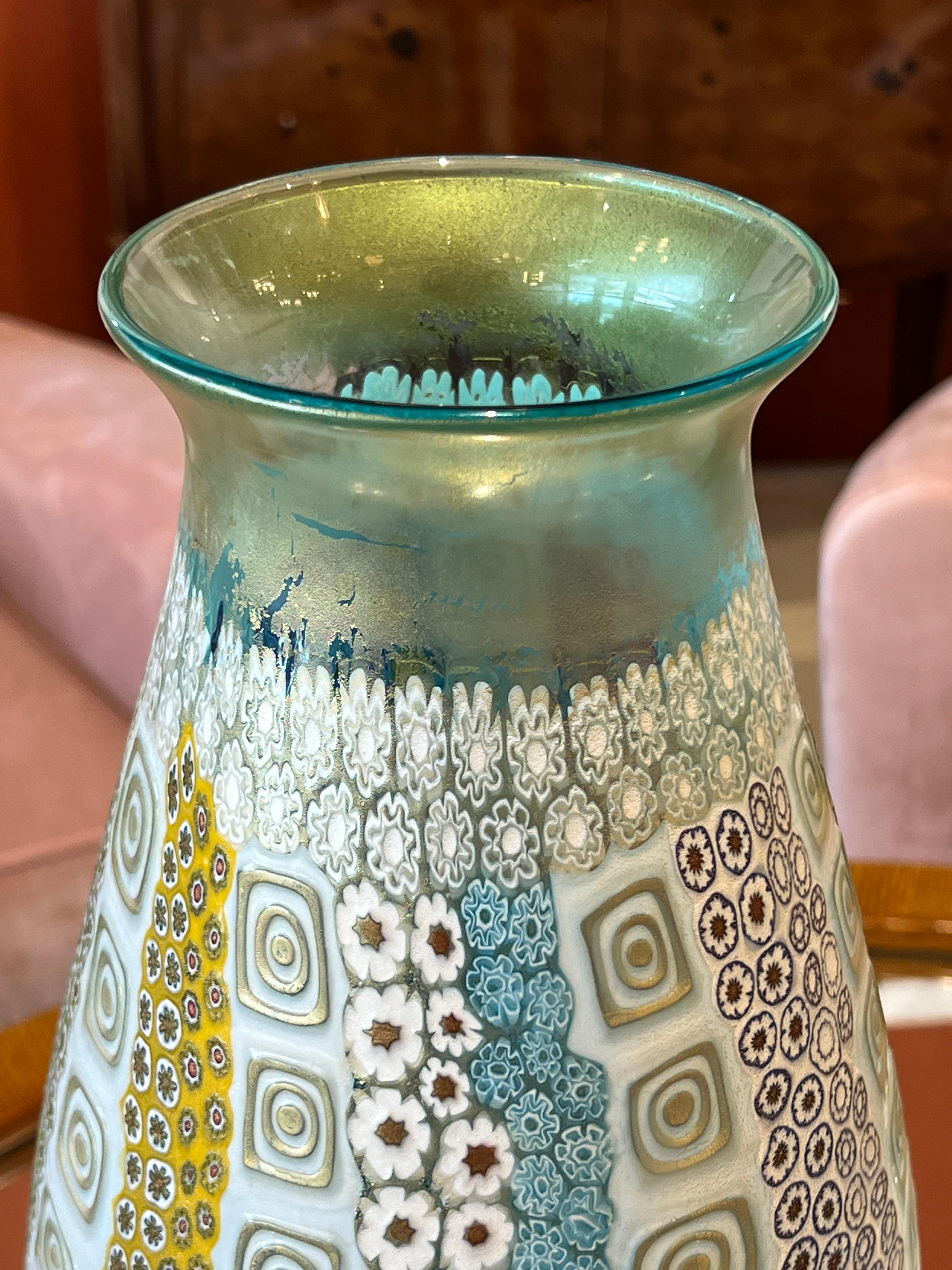 XX secolo Vaso di vetro Murrina Contemporary in vendita