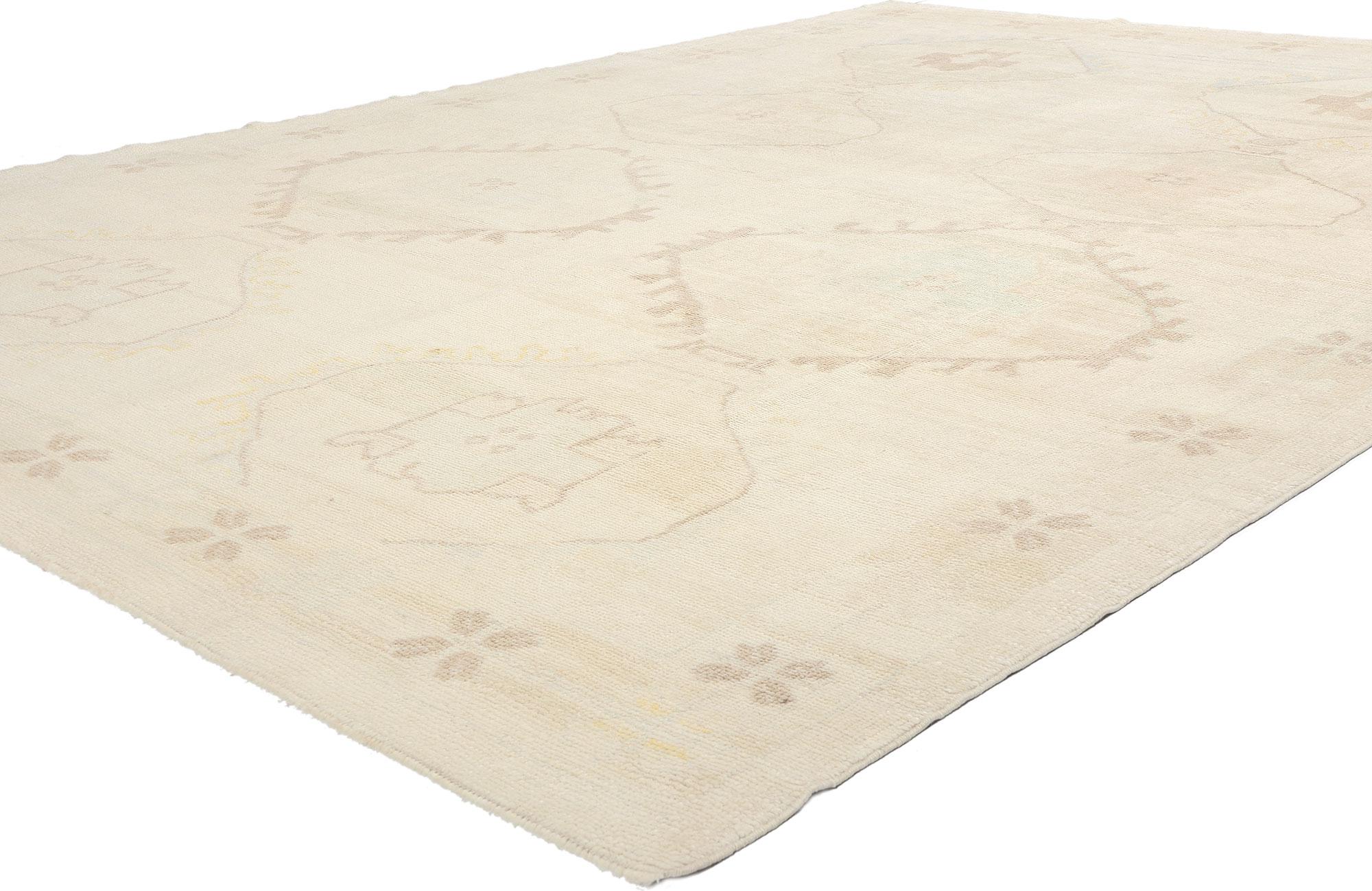 53883 Vintage Türkisch Kars Teppich, 08'11 x 12'08. Kars-Teppiche, die aus der nordosttürkischen Stadt Kars stammen, sind eine besondere Form von handgewebten Teppichen. Diese Teppiche werden von erfahrenen Kunsthandwerkern mit jahrhundertealten