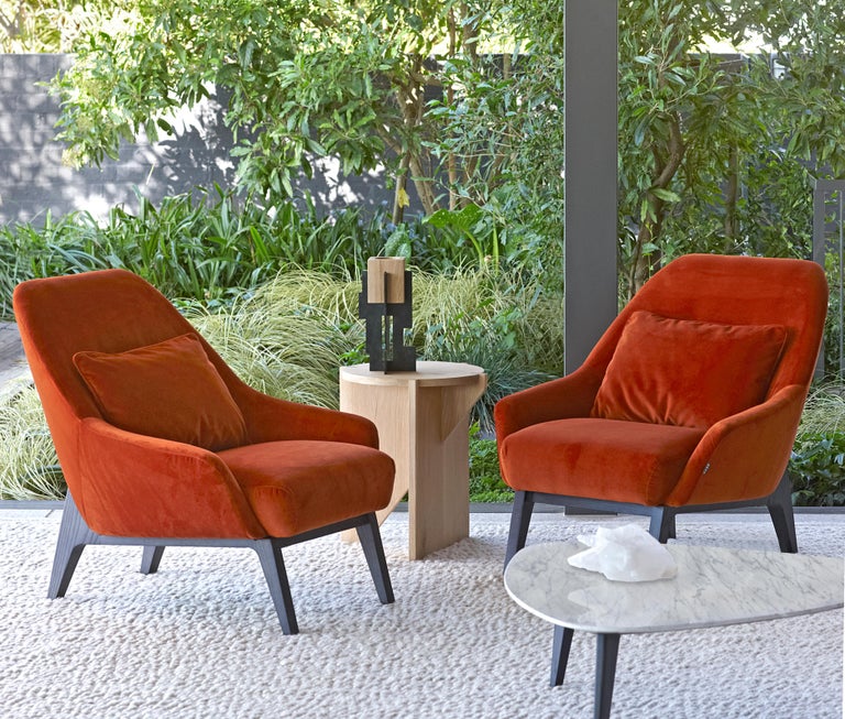 Contemporary Nate Timber Armchair For Sale at 1stDibs