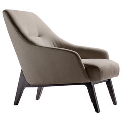 Contemporary Nate Timber Armchair