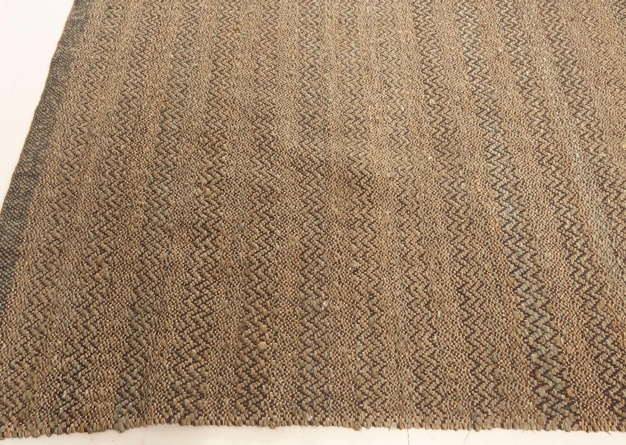 Modern Contemporary Natural Fiber Flat Weave Rug by Doris Leslie Blau For Sale