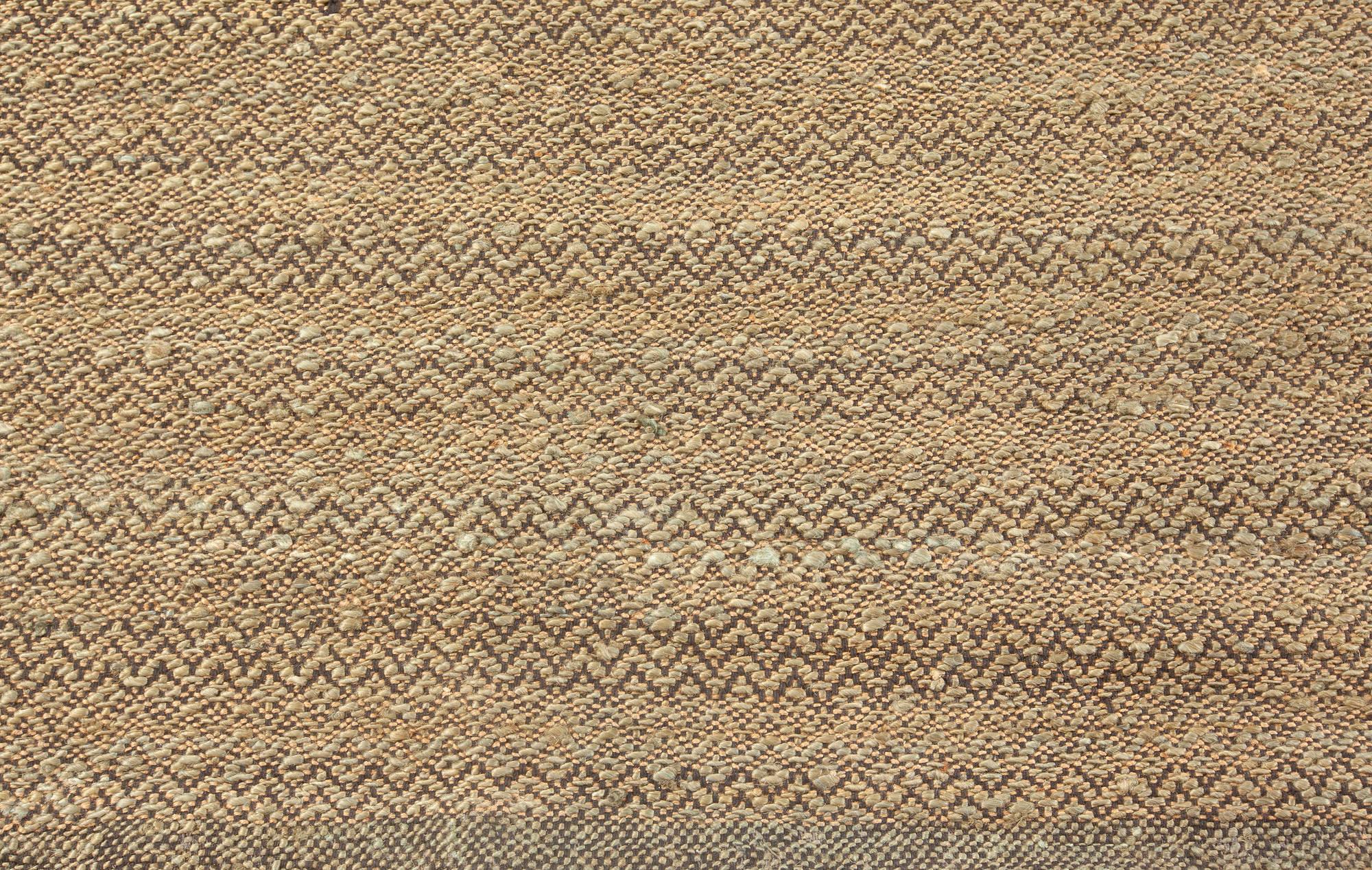 Hand-Woven Contemporary Natural Fiber Flat Weave Rug by Doris Leslie Blau For Sale
