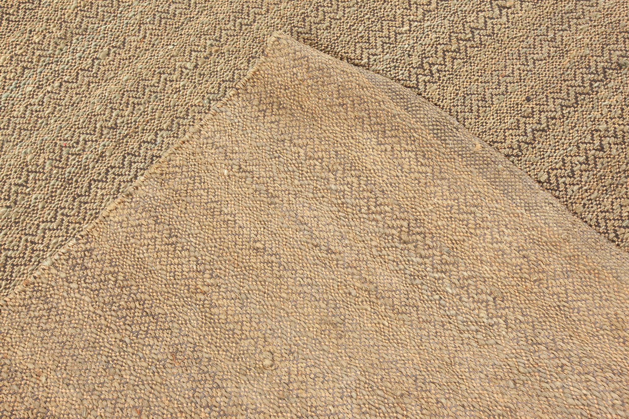 Canapa Tappeto contemporaneo a trama piatta in fibra naturale di Doris Leslie Blau in vendita