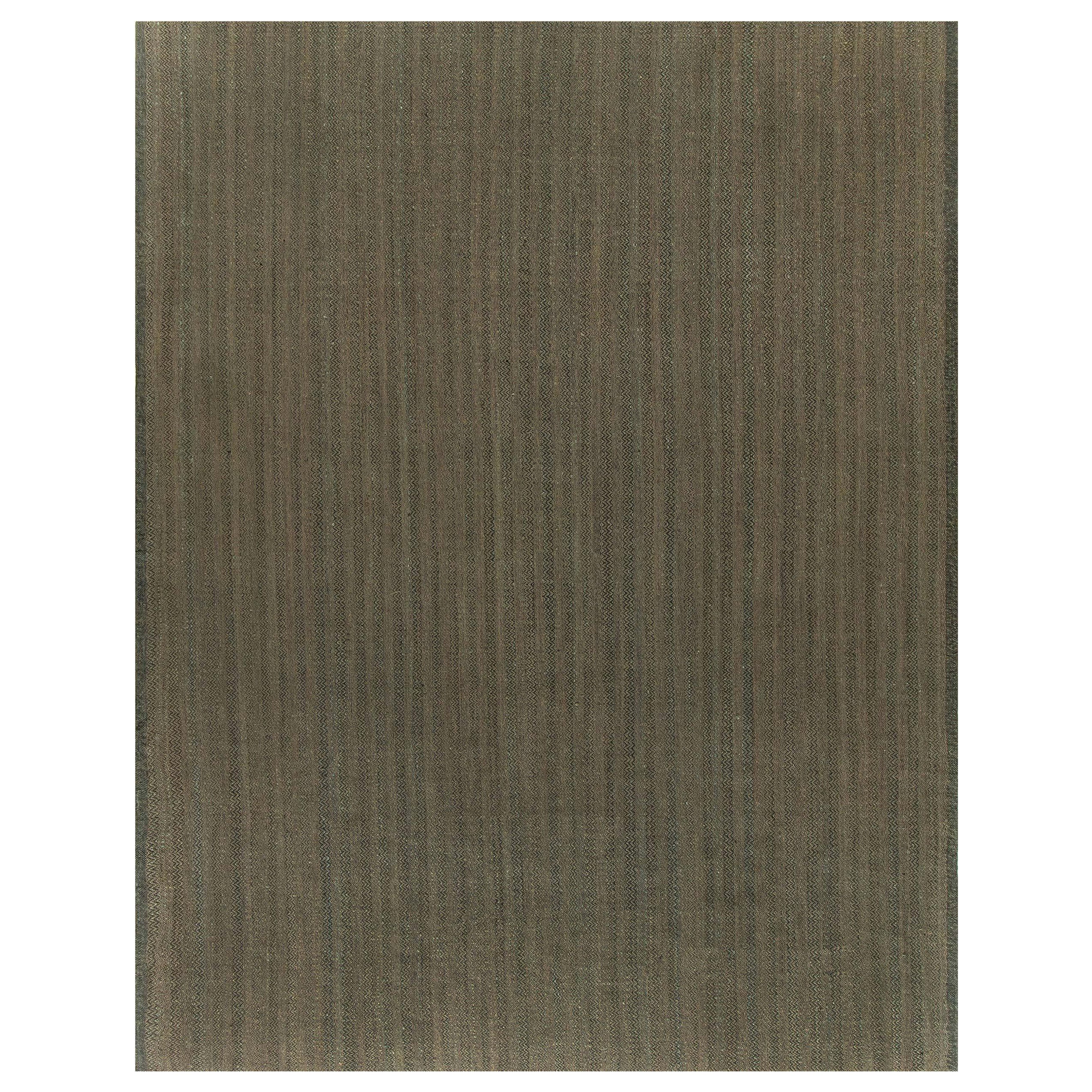 Contemporary Natural Fiber Flat Weave Rug by Doris Leslie Blau