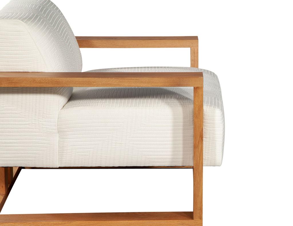 Contemporary Natural Oak Lounge Chair von Ellen Degeneres Parkdale Chair im Angebot 7