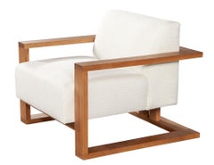 Chaise longue contemporaine en Oak Nature d'Ellen Degeneres Chaise Parkdale