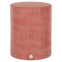 Contemporary "Säule" aus Naturgips Sitz/Beistelltisch 40cm von Isabelle Beaumont
