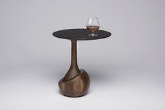 Contemporary Natural Wood, Sidetable, Canaletto Walnut, Handmade, Made in Italy