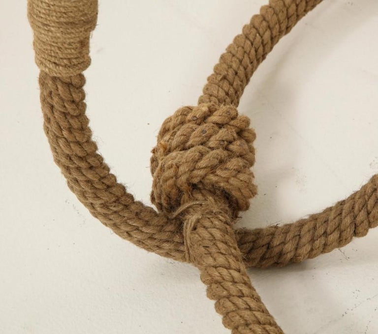 Contemporary Nautical Jute Rope Pendant Light Fixture at 1stDibs