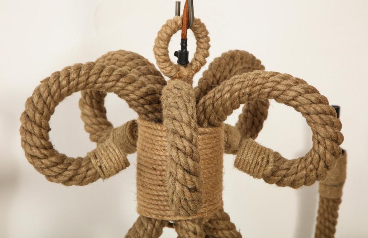 nautical rope pendant light
