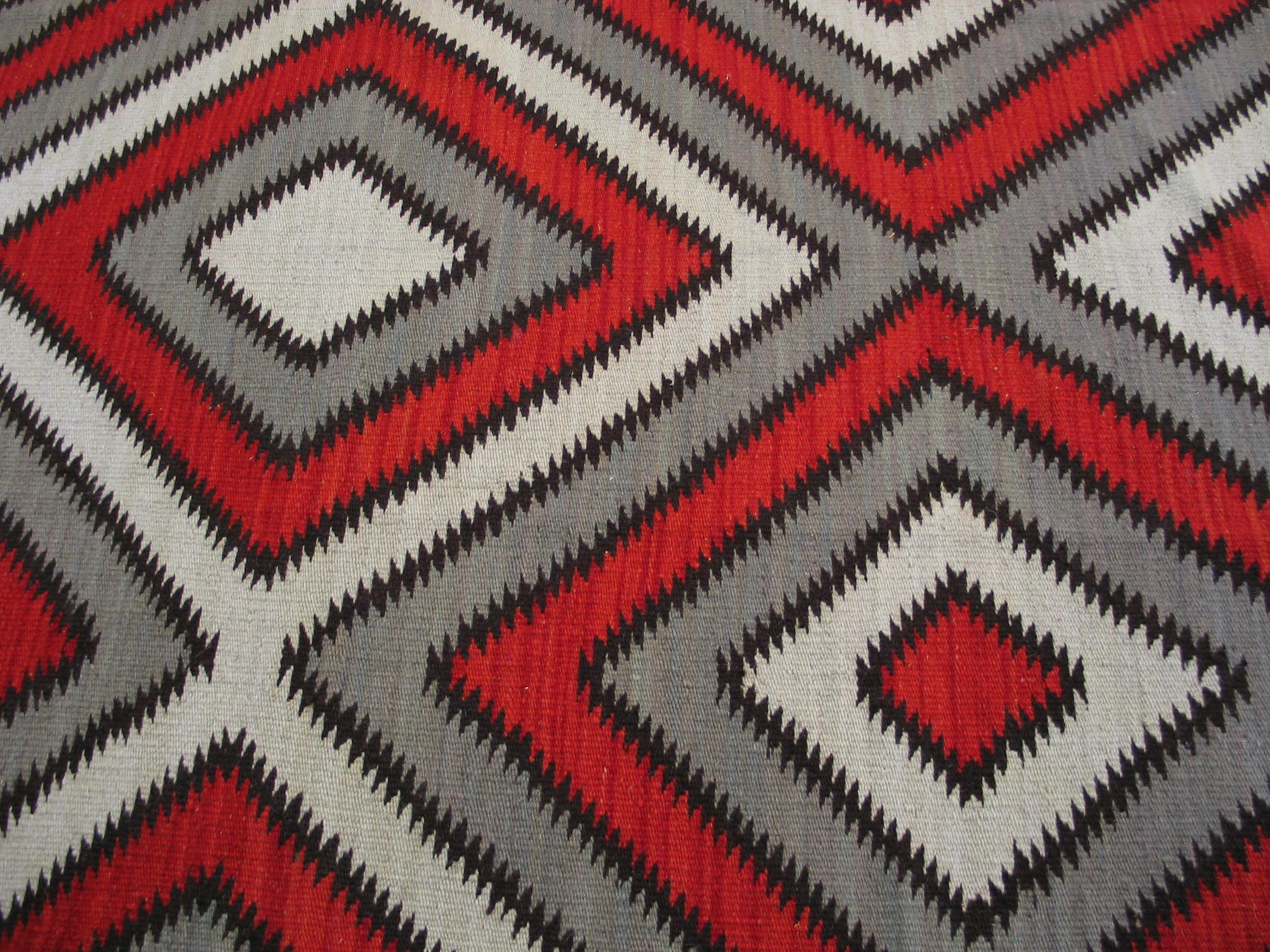 XXIe siècle et contemporain Tapis Navajo Contemporary 5' 0