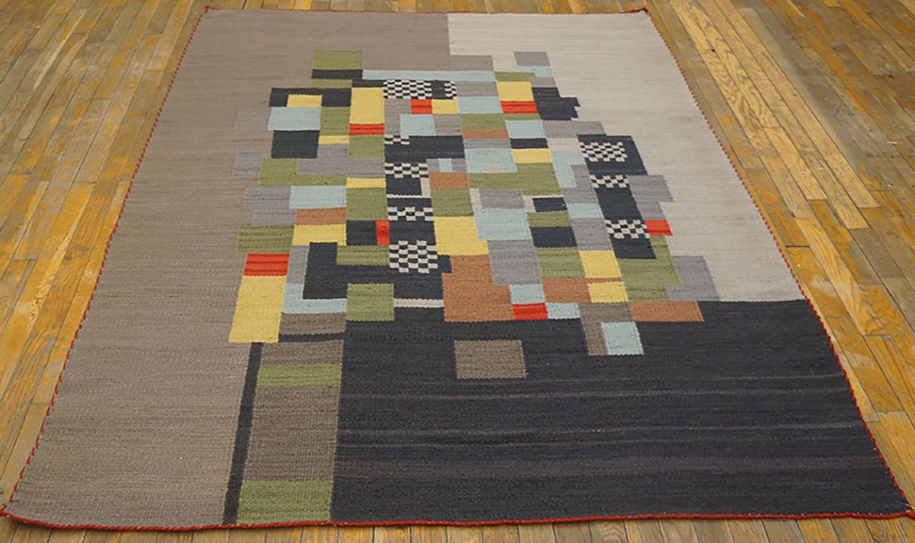 Contemporary American Navajo rug, Size: 6' 0