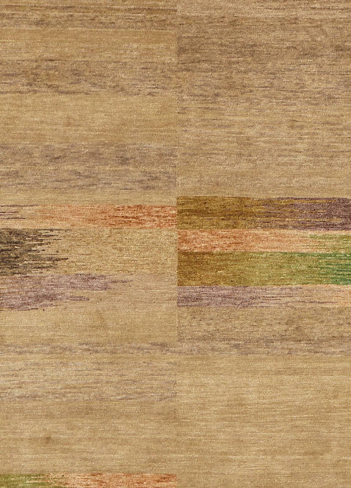 Contemporary Navajo-Sand geometric wool and silk rug by Doris Leslie Blau.
Size: 9.0