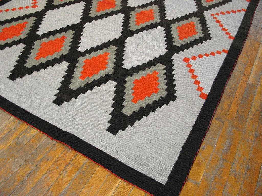 Indian Contemporary Navajo style Rug (9' x 12' - 274 x 365 ) For Sale