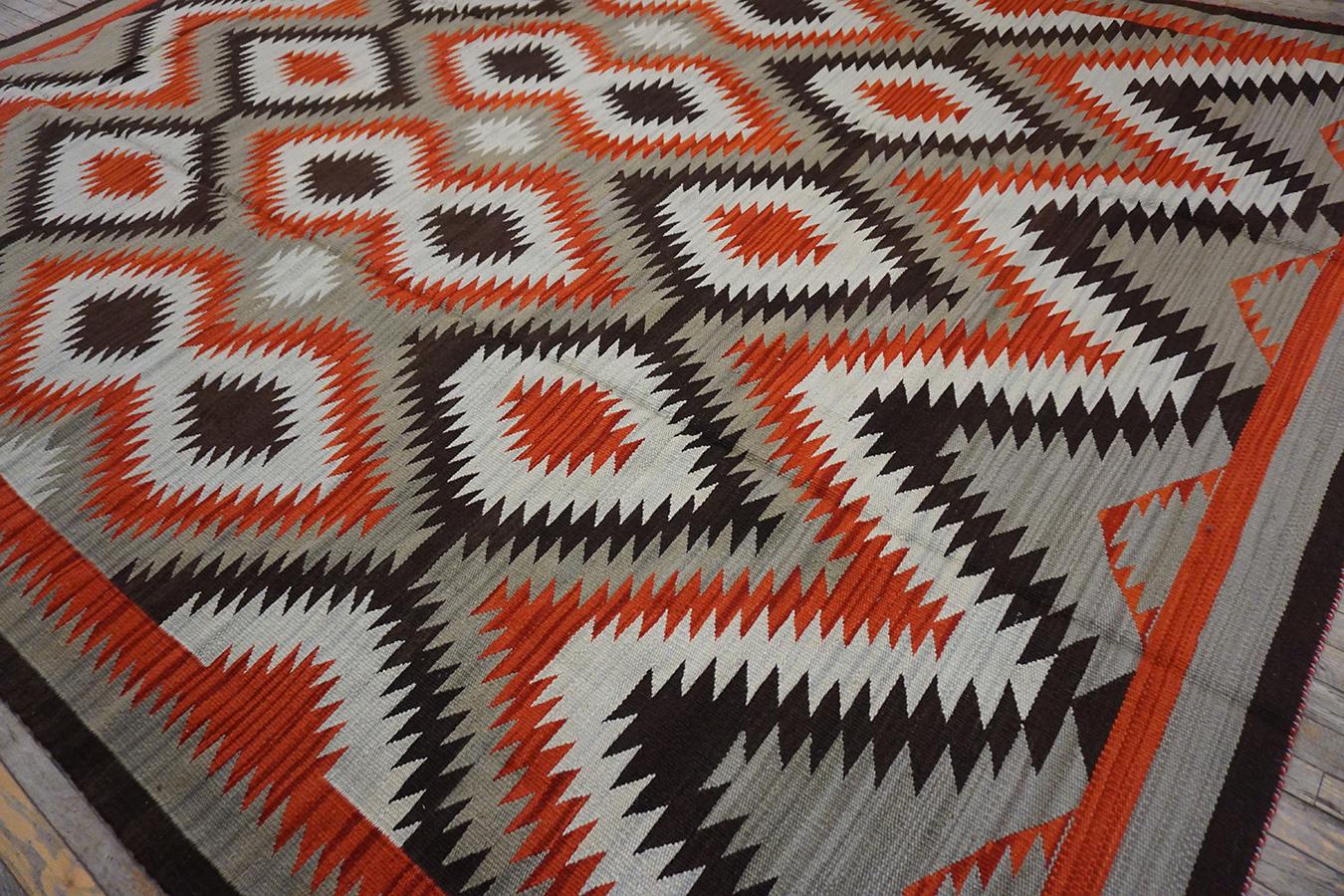 Zeitgenössischer Teppich im Navajo-Stil (9' x 12' - 274 x 365 ) im Angebot 1