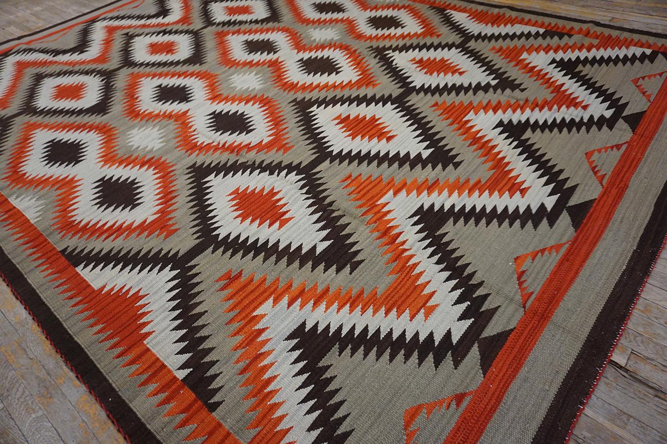 Zeitgenössischer Teppich im Navajo-Stil (9' x 12' - 274 x 365 ) im Angebot 2