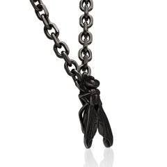 Contemporary Necklace in Black Gold & Titanium ECH JEWELRY