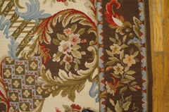 Contemporary Needlepoint Flat Weave Rug