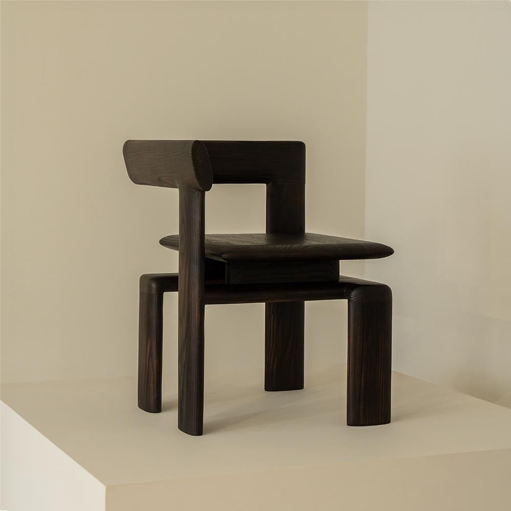 Hand-Crafted Contemporary Nelligan Chair For Sale