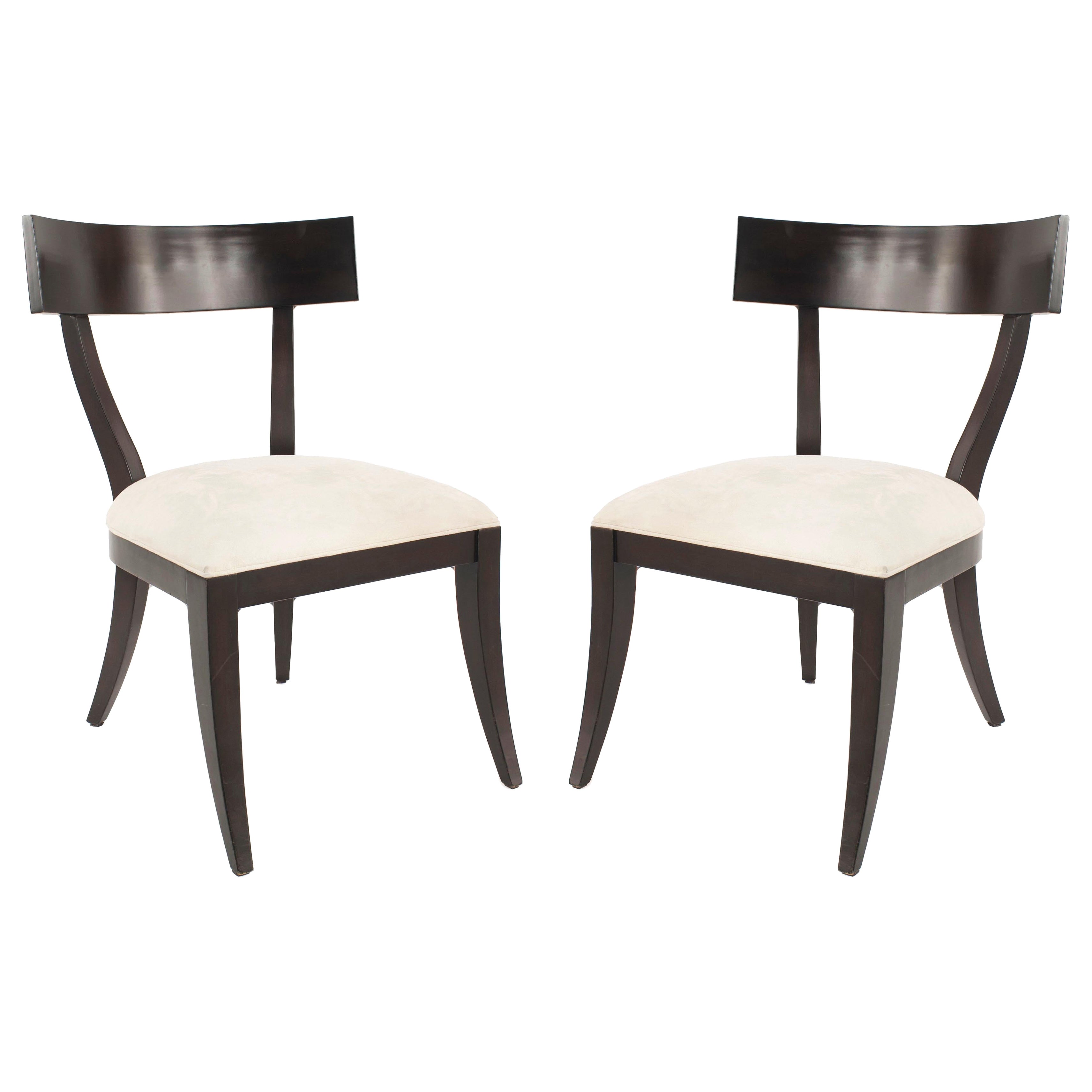 Contemporary Neo-Classic Dining Chairs For Sale