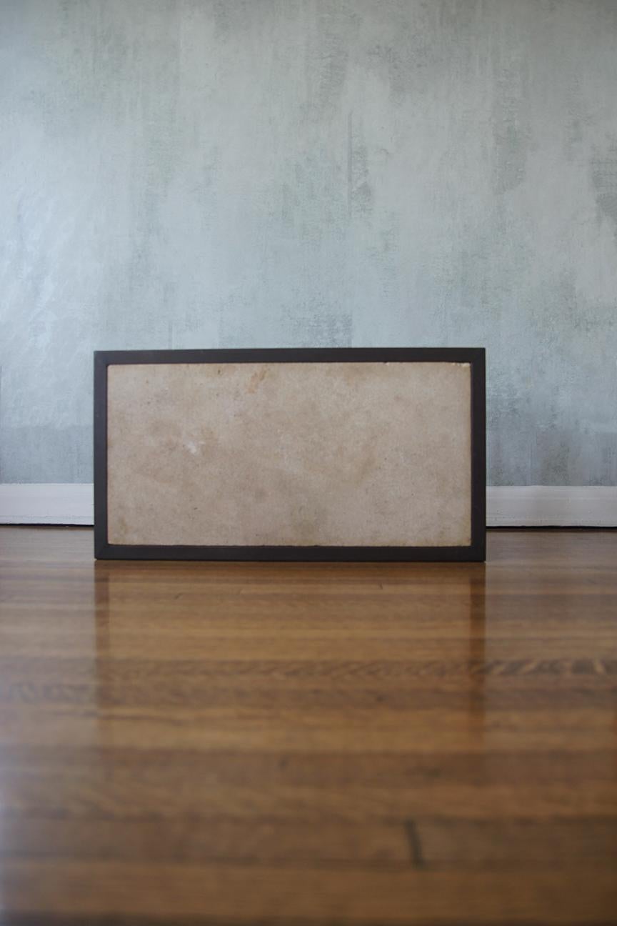 Contemporary Neoclassical Side Table with Stone Top For Sale 4