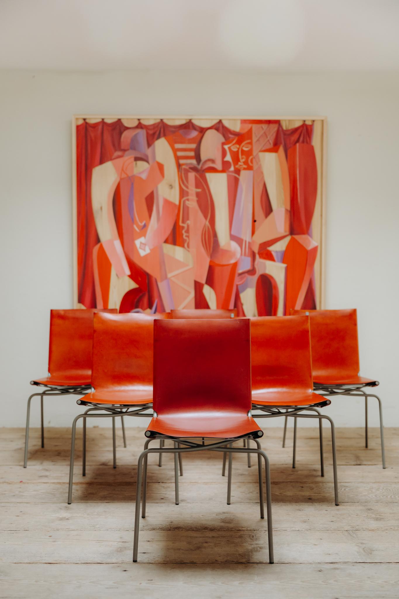 contemporary neocubist/neomodernist painting ... acryl on wood For Sale 8