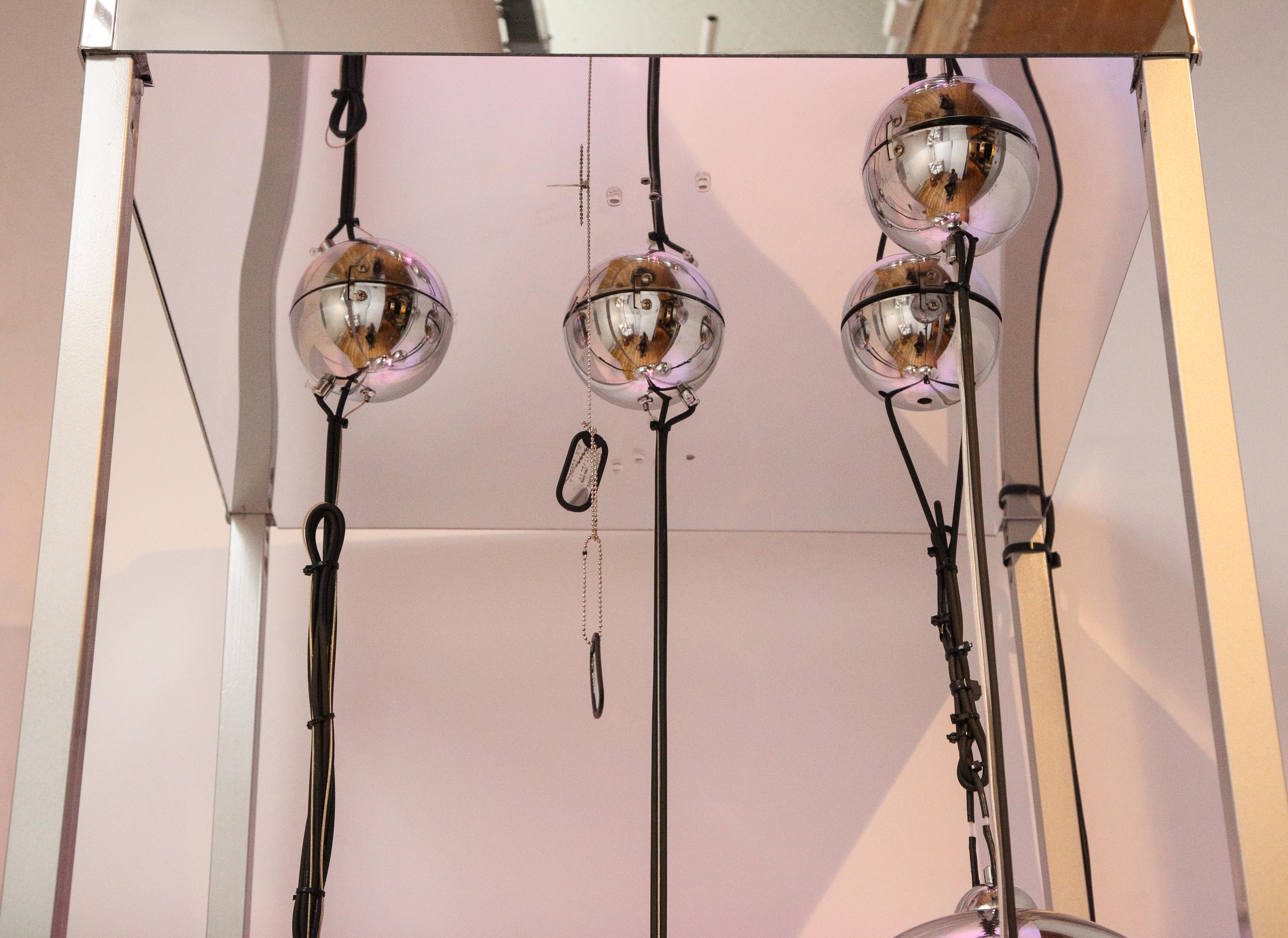Contemporary Neon Balls Stand Lamp by Brazilian designer Alê Jordão 6