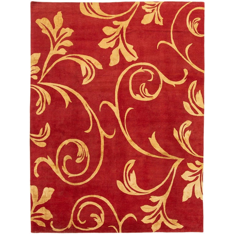 Contemporary Nepalese Rug For Sale at 1stDibs