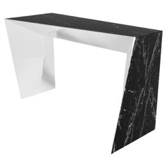 Contemporary Nero Marquina Linear Console by Luís Mercader