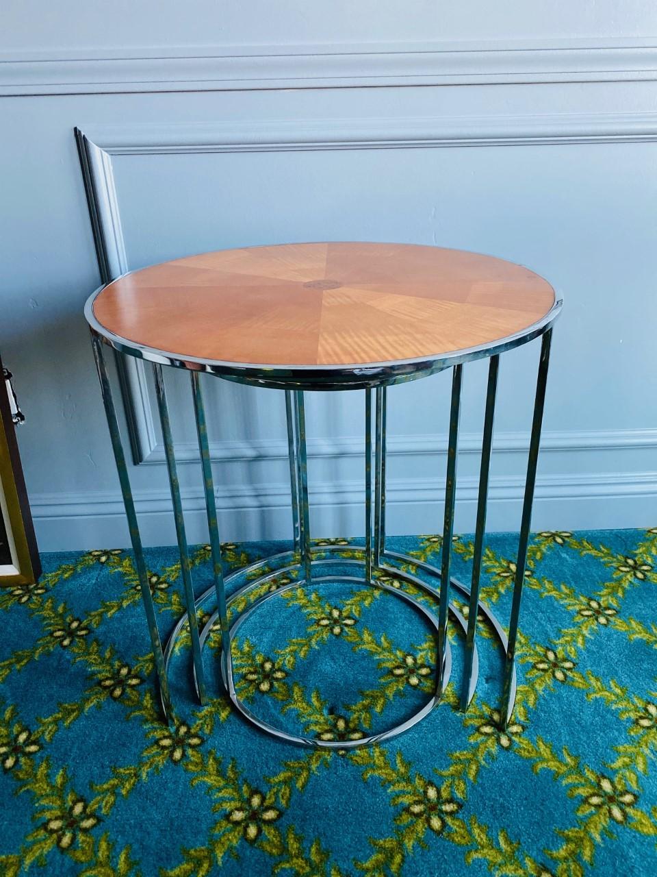Contemporary Nesting Side Tables For Sale 4