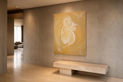 Pittura figurativa astratta contemporanea dai toni neutri di Sergio Prieto