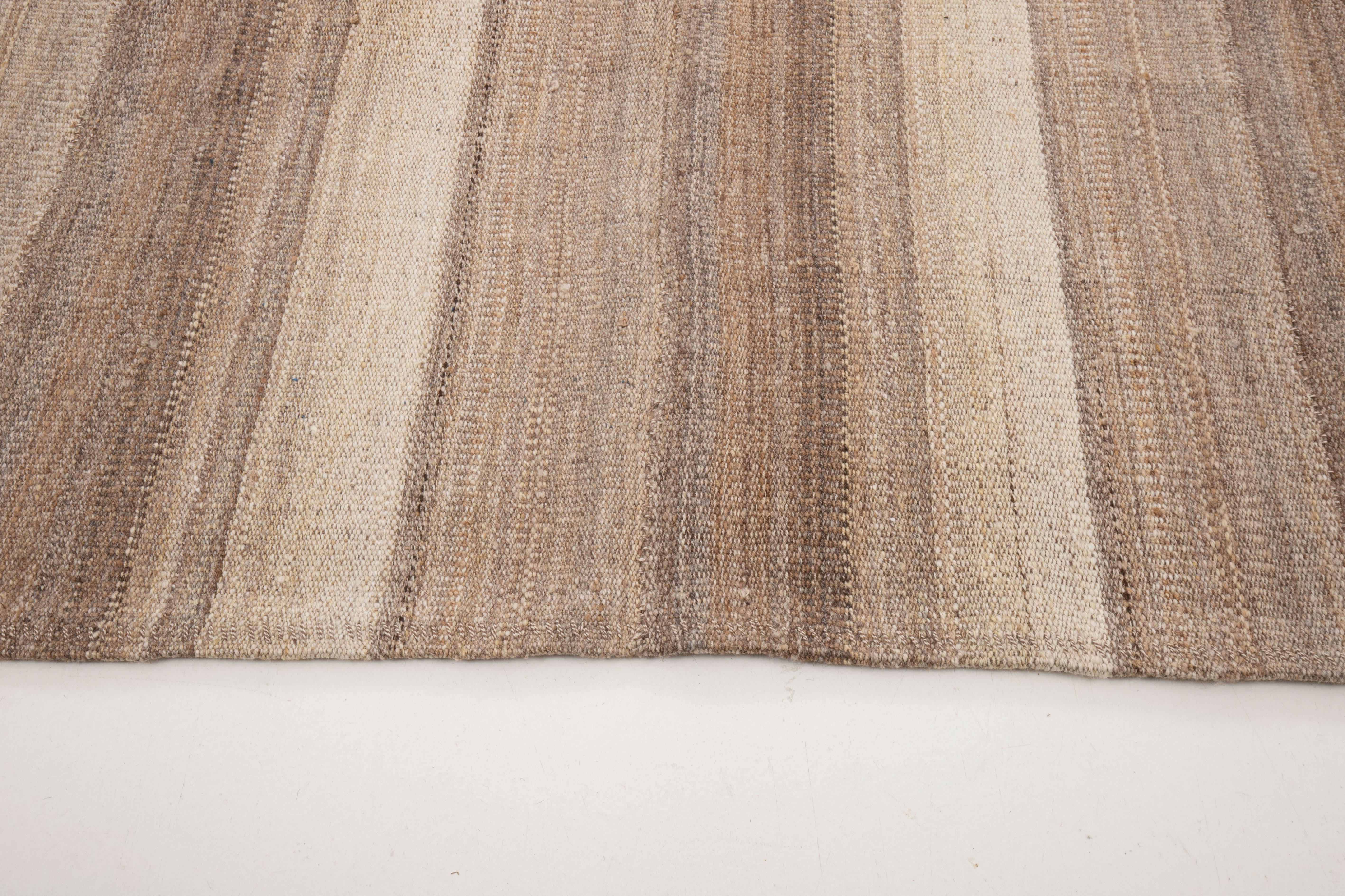 Kilim neutro contemporáneo de Anatolia Siglo XXI y contemporáneo en venta