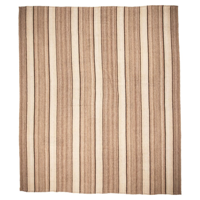 Contemporary Neutral Anatolian Kilim For Sale at 1stDibs