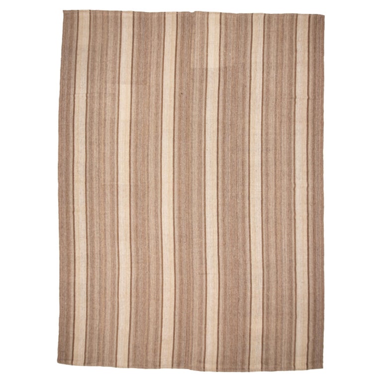 Contemporary Neutral Anatolian Kilim For Sale at 1stDibs