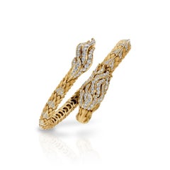 Contemporary New Shanghai Pavé Diamond Bracelet in 750 Gold