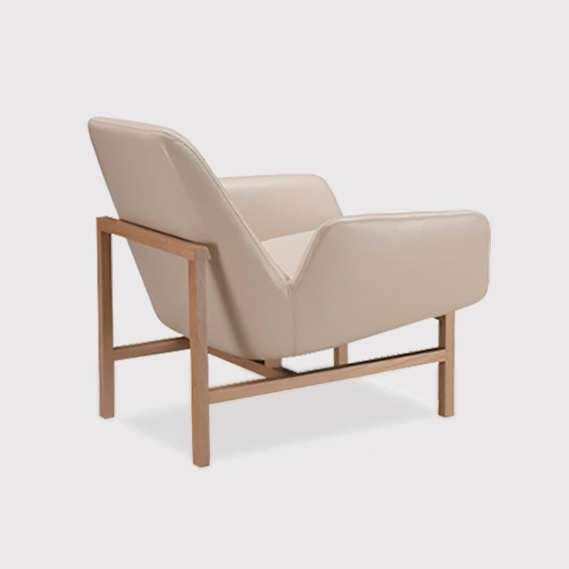 Modern Contemporary Nicci Timber Armchair For Sale