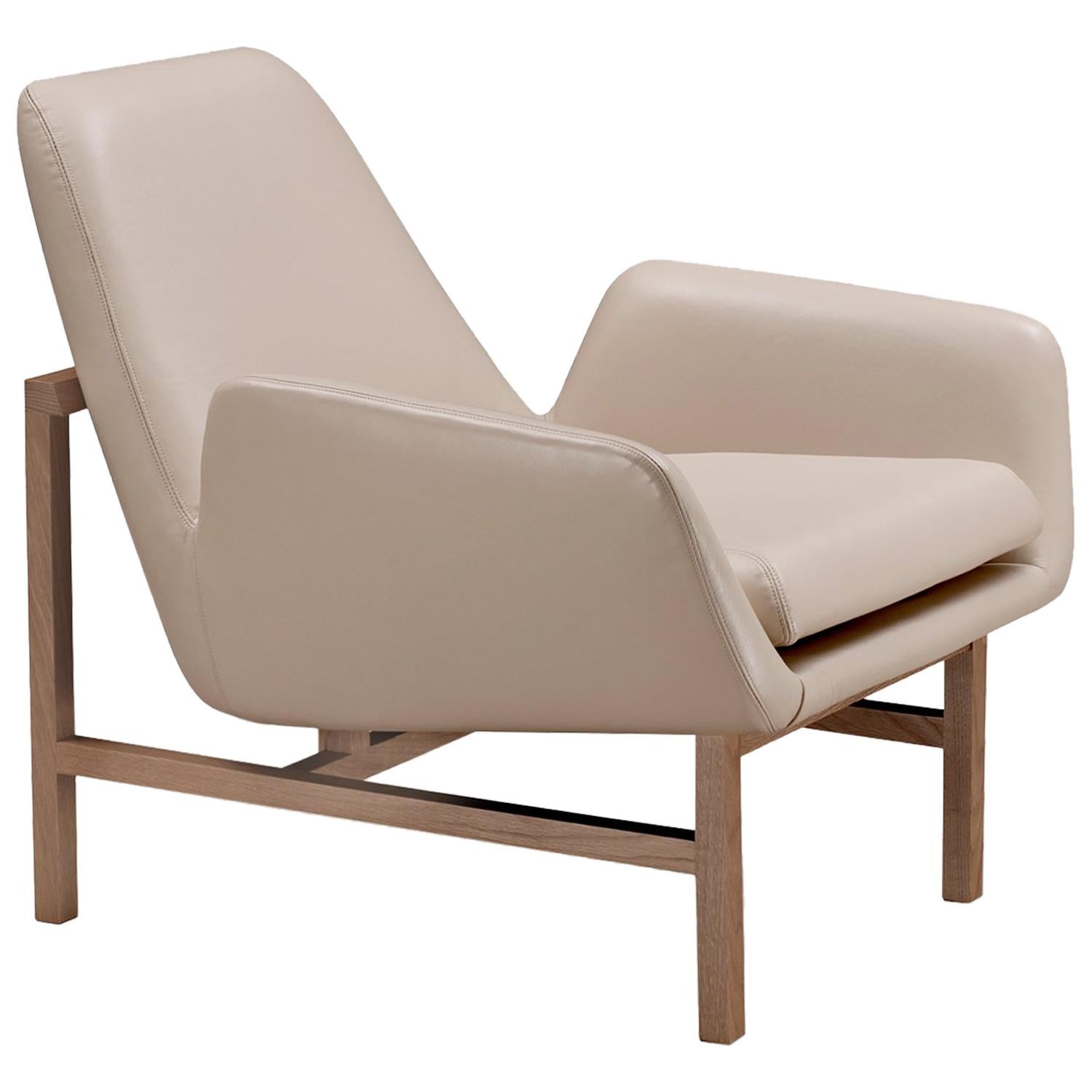 Contemporary Nicci Timber Armchair For Sale