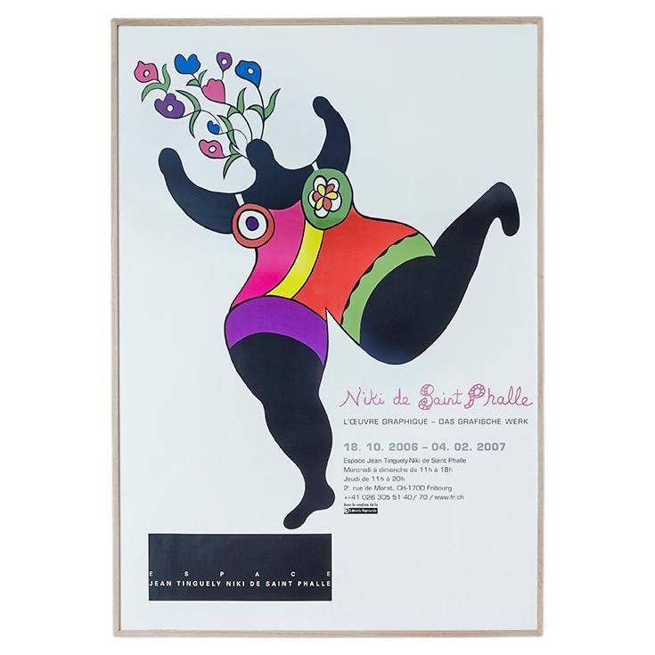 Affiche de l'exposition contemporaine de Niki de Saint Phalle, Suisse, 2007